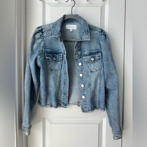 Women’s Dear John Denim Light Wash Jean Jacket Size Small Cotton Boutique